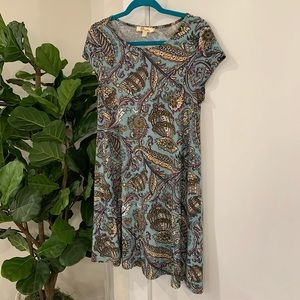 Women’s Aryeh Boutique Paisley and Floral Dress Size M